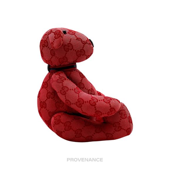 🔴 Gucci Teddy Bear - Red GG Canvas - Picture 9 of 11